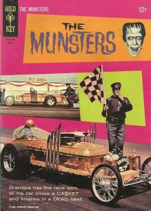 The Munsters No. 6, a 1965 edition, featured the Drag-u-la. [© Kayro-Vue Productions and ™ Universal Studios]
