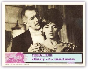"Diary of a Madman" starring Vincent Price and Nancy Kovack was the first movie ever aired by Dr. Shock.