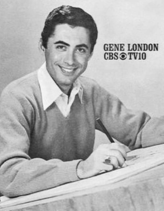 Philly TV kiddie-show host Gene London drew on-camera as he told stories.