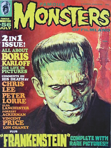 The first issue of Famous Monsters published after Karloff’s death, #56 (July ’69), included a filmography in which Karloff's Mexican movies are listed as “to be released.” 