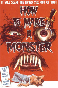 The tongue-in-cheek "How to Make a Monster" (1958) could have been titled "Teenage Frankenstein Meet Teenage Werewolf."