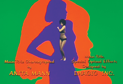 The multicolored silhouettes and images of Pam Grier dancing in the opening titles (courtesy of Imagic Inc. and choreographer Anita Mann) were reminiscent of James Bond movies.