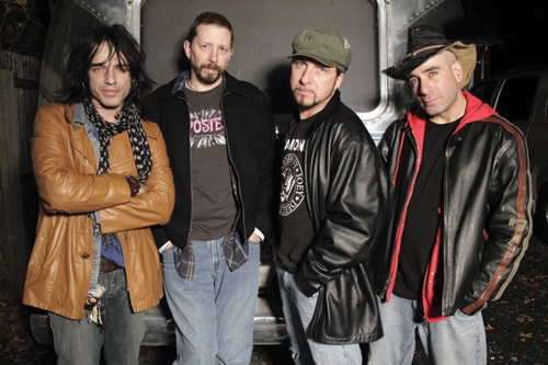 "Electric Ballroom" host Keith Roth, left, with his band Frankenstein 3000. From left: Roth, Clint Gascoyne, Tommy Tafaro and Eric Hoagland.