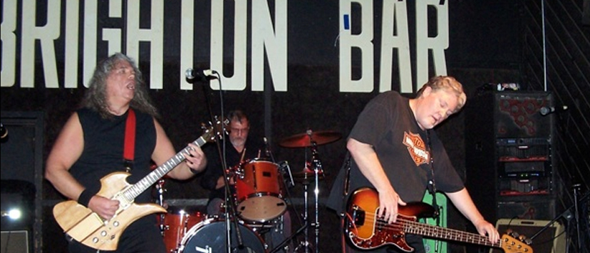 The Voger brothers, Mark and Brian, play the Brighton Bar in Long Branch. At center is drummer JohnYoung.