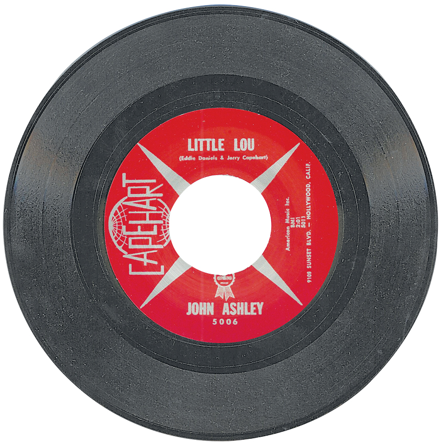 Ashley's 1961 single, "Little Lou." (FYI, "Lou" is a girl.)