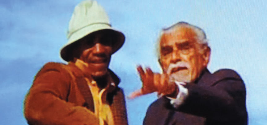 Bill Cosby and Boris Karloff in "I Spy."