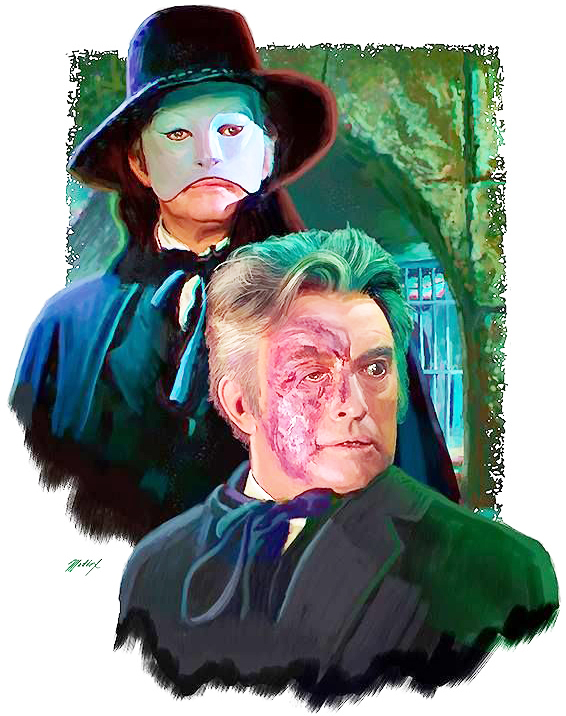 Claude Rains as the Phantom, as depicted by Mark Maddox.